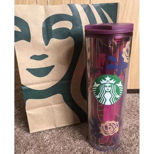 Starbucks 2020 Plum/Gold Tumbler RARE